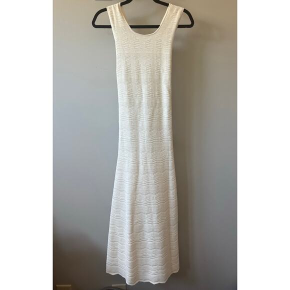 Ralph Lauren Collection Sleeveless Sweater Dress Midi Lux Cream Knit $2490 L NWT - Picture 9 of 16